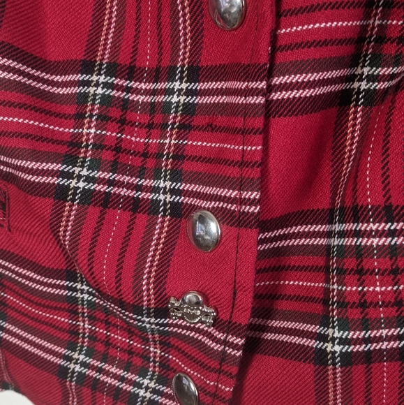 Switchblade Stiletto Plaid Vest Vintage Steady L - Picture 9 of 9